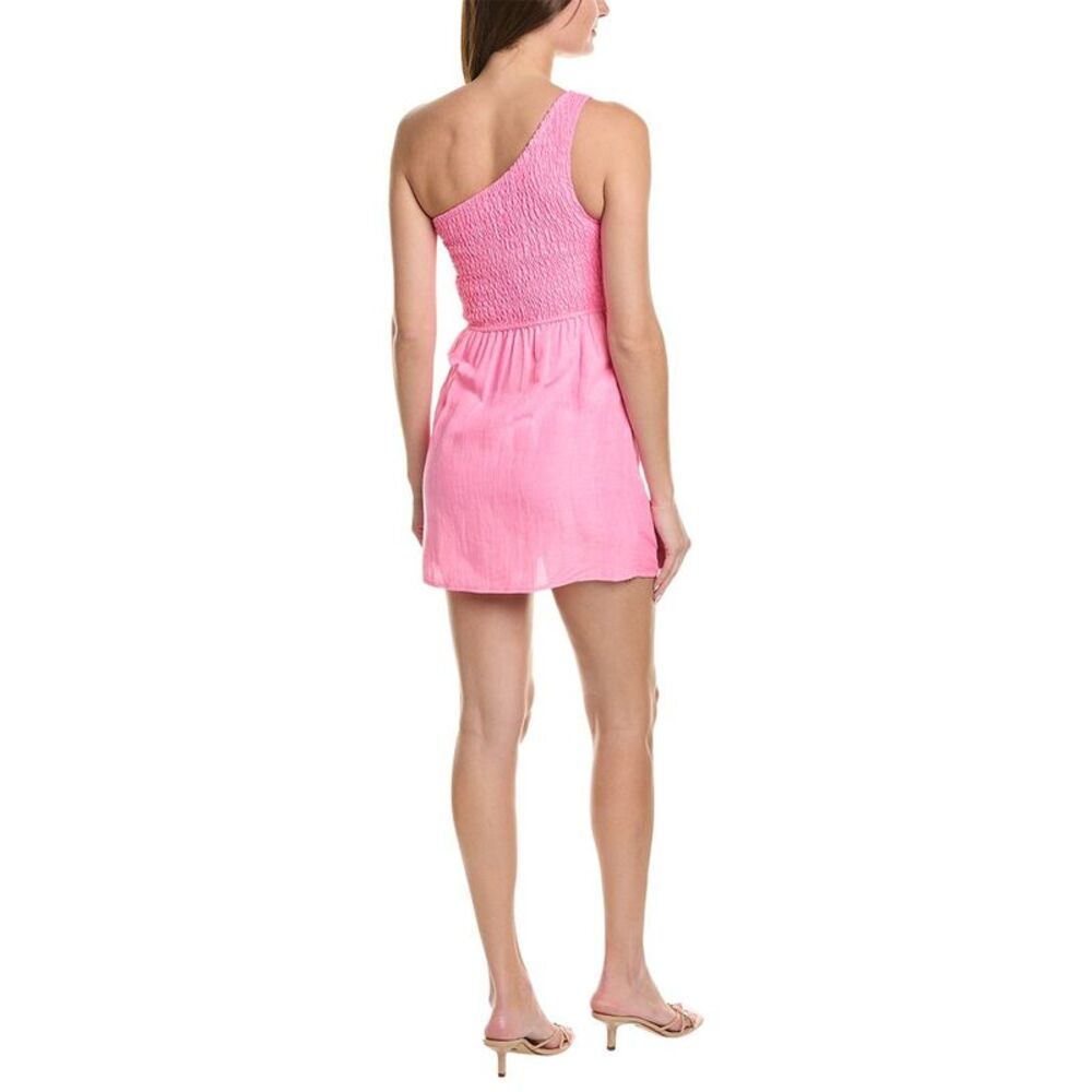 Sundress Womens  Zuri Linen Dress, Pink - Picture 2 of 3